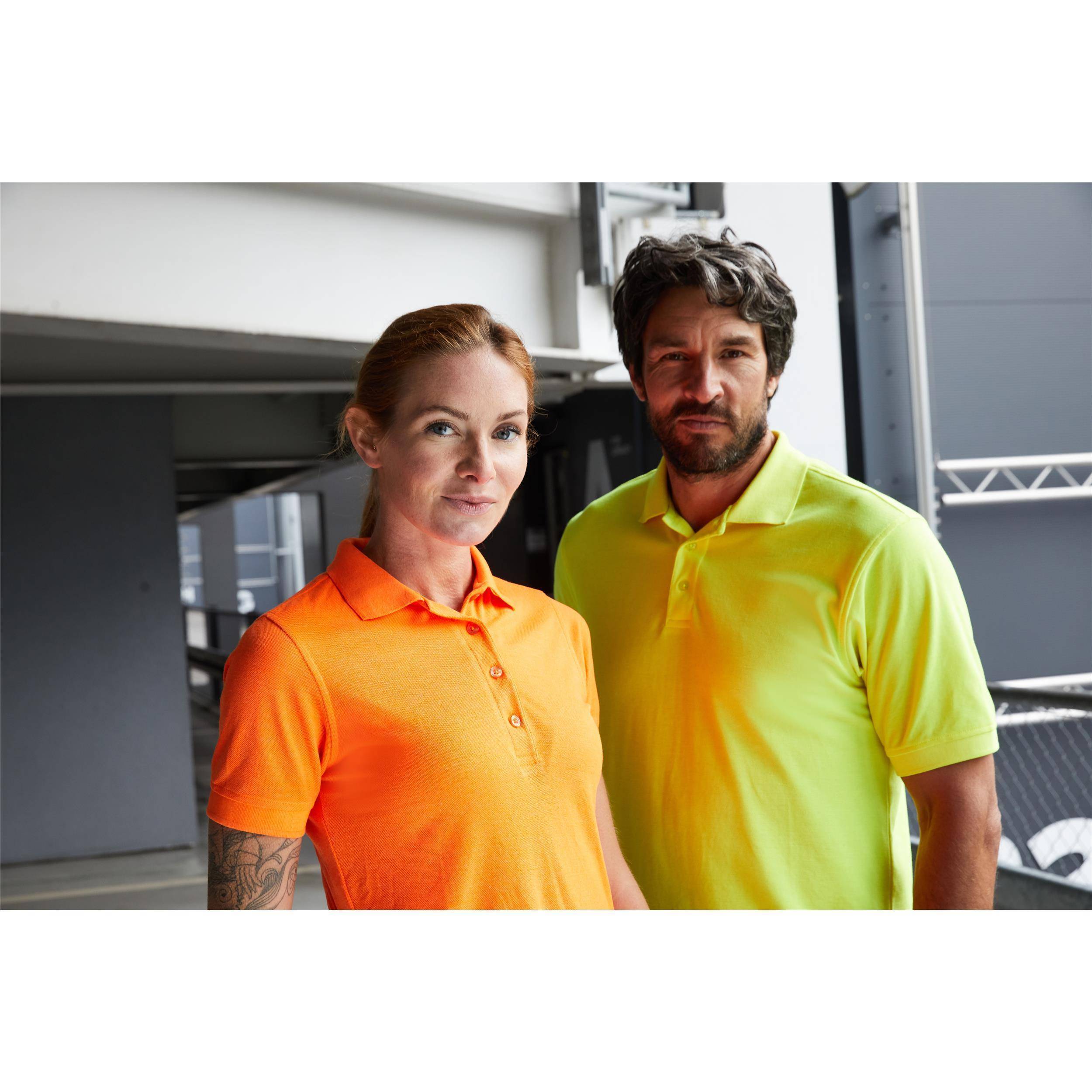James & Nicholson® JN1829 Ladies' Signal Workwear Polo Größe:3XL Neon-Yellow