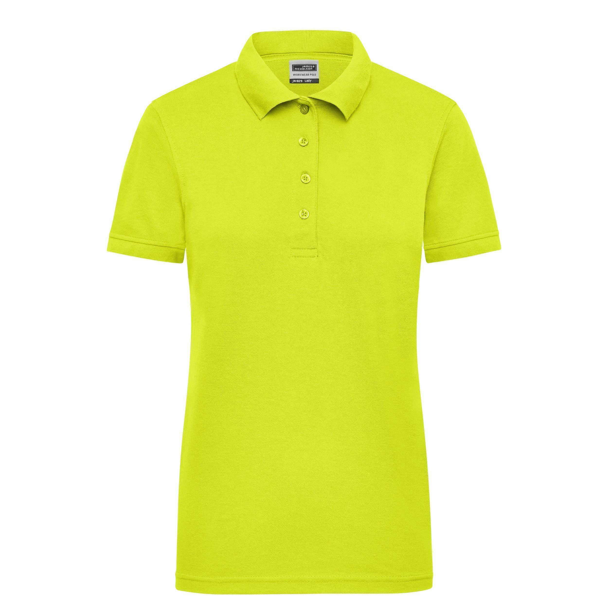 James & Nicholson® JN1829 Ladies' Signal Workwear Polo Größe:XS Neon-Yellow