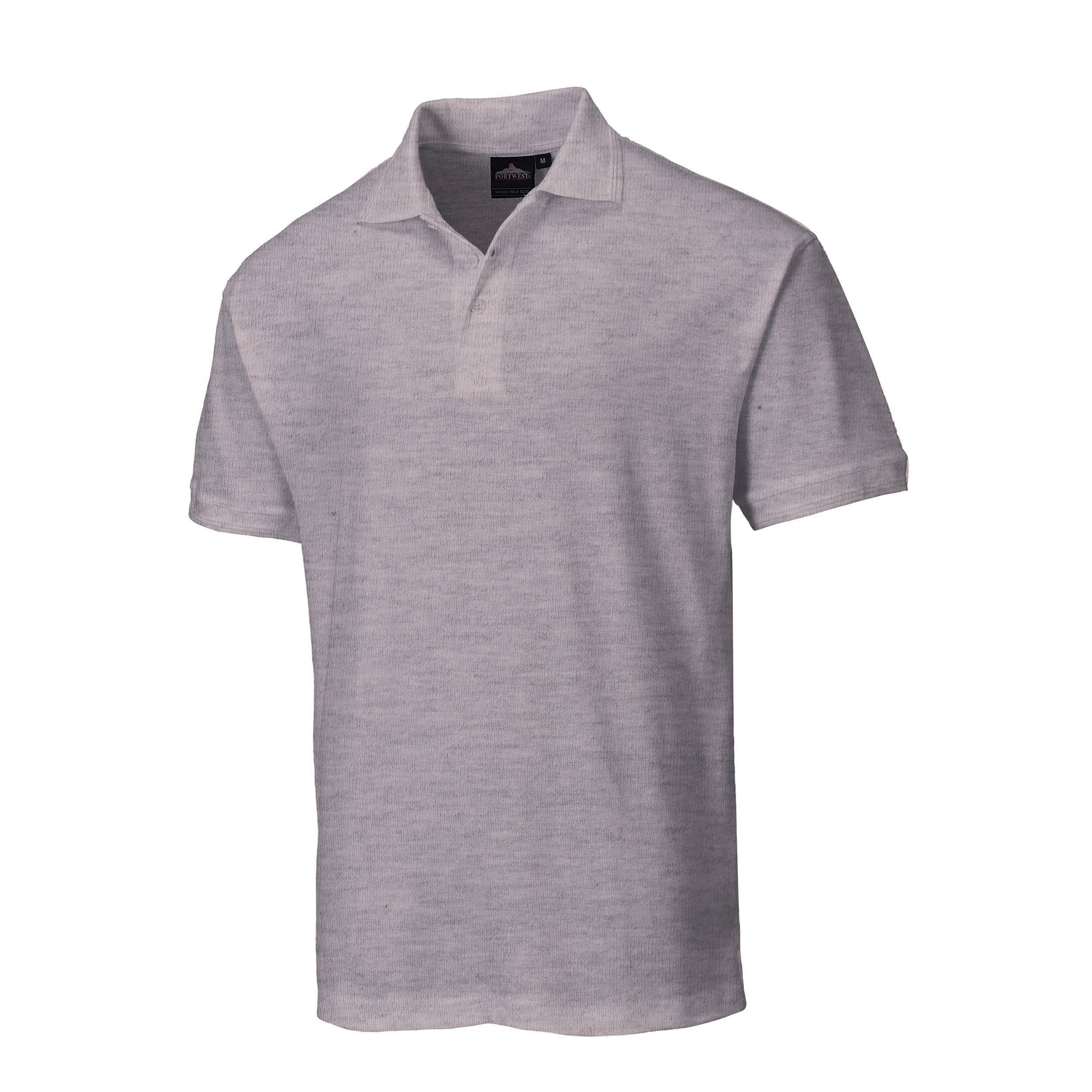 Portwest® Herren Naples Polo-Shirt B210 Heidegrau_S