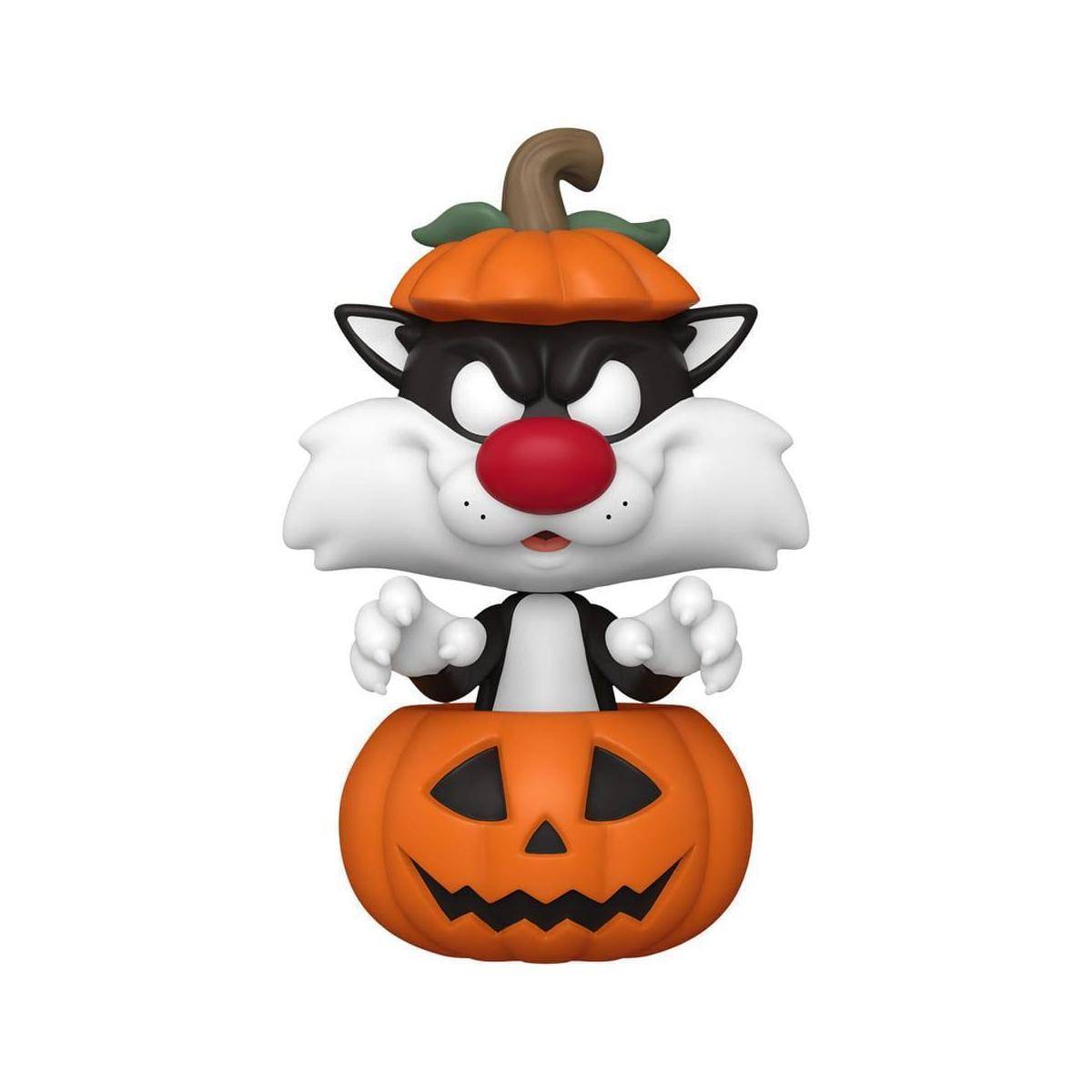 FK80872 - Looney Tunes POP! Television Vinyl Figur Halloween Sylvester wPumpkin 9 cm