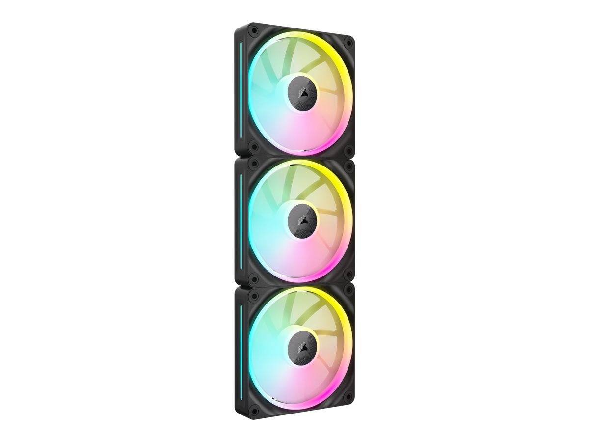 CORSAIR iCUE Link LX120 RGB - Gehäuselüfter - 120 mm - Schwarz (Packung mit 3)
