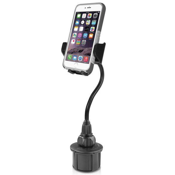 Macally MCUP2XL Autohalterung mit Schwanenhals für iPhone, iPod und Mobiltelefone, schwarz