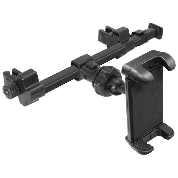 Macally HRMOUNTPRO-B, Kopfstützen Autohalterung für alle iPad & Tablet PCs, schwarz, bis 25 cm Breite, kompatibel zu 12,9" iPad Pro und Nintendo Swi