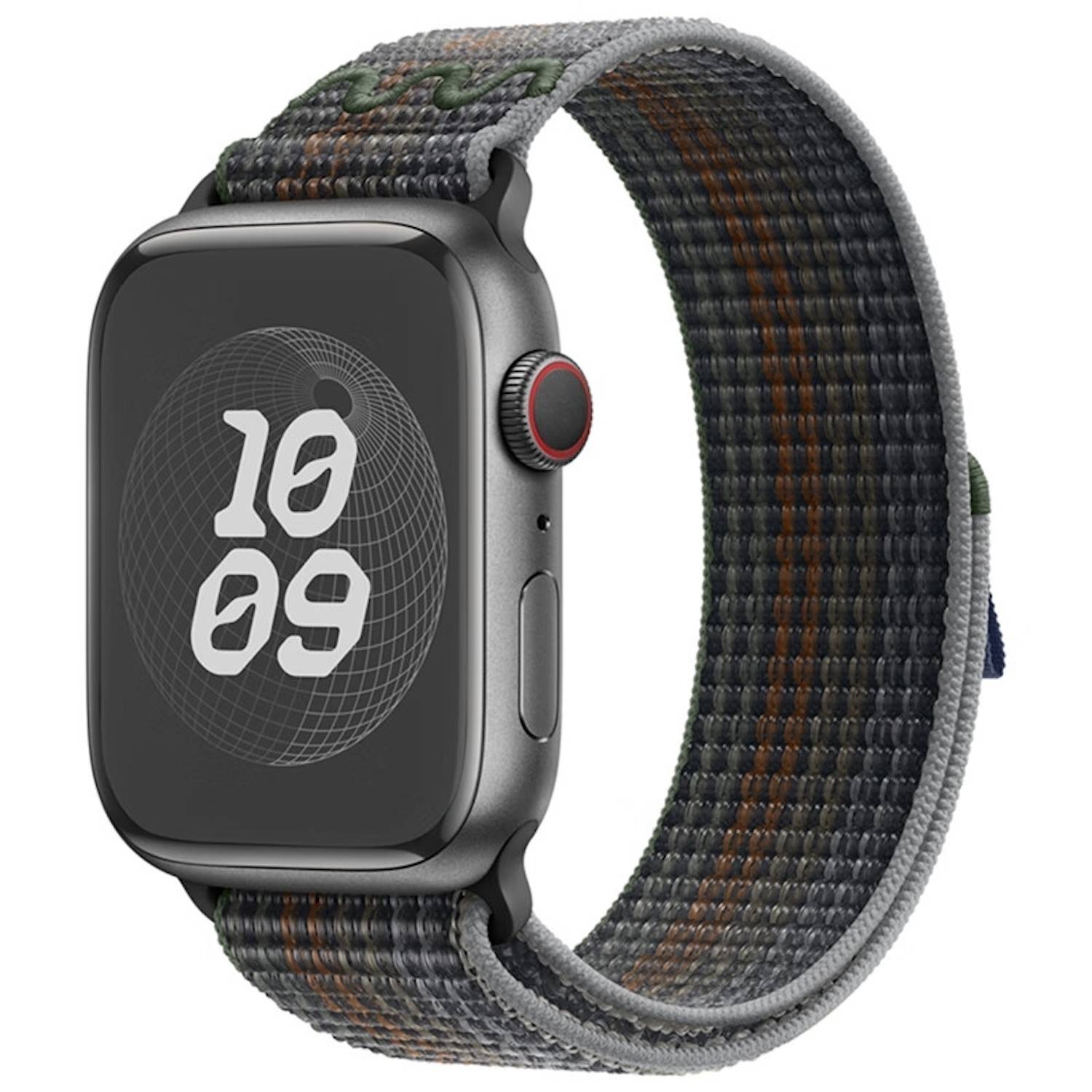 Für Apple Watch SE 2023 40mm Design Nylon Klettverschluss Arm Band M13