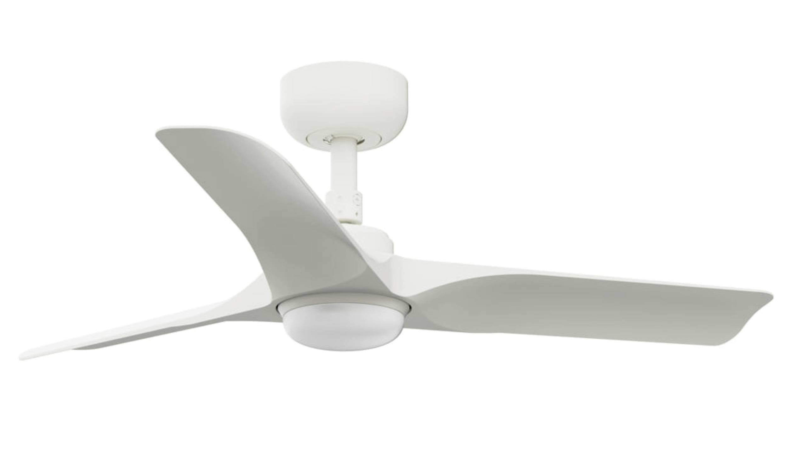 DC Deckenventilator Hey Weiß mit LED & Fernbedienung