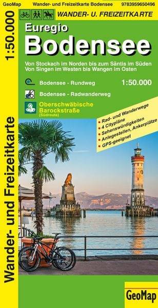 Euregio Bodensee Wander- und Freizeitkarte