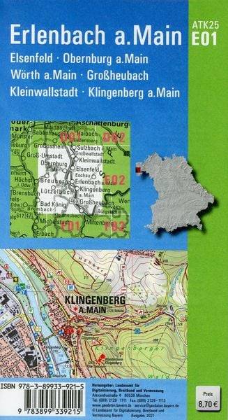 Erlenbach a.Main 1:25 000