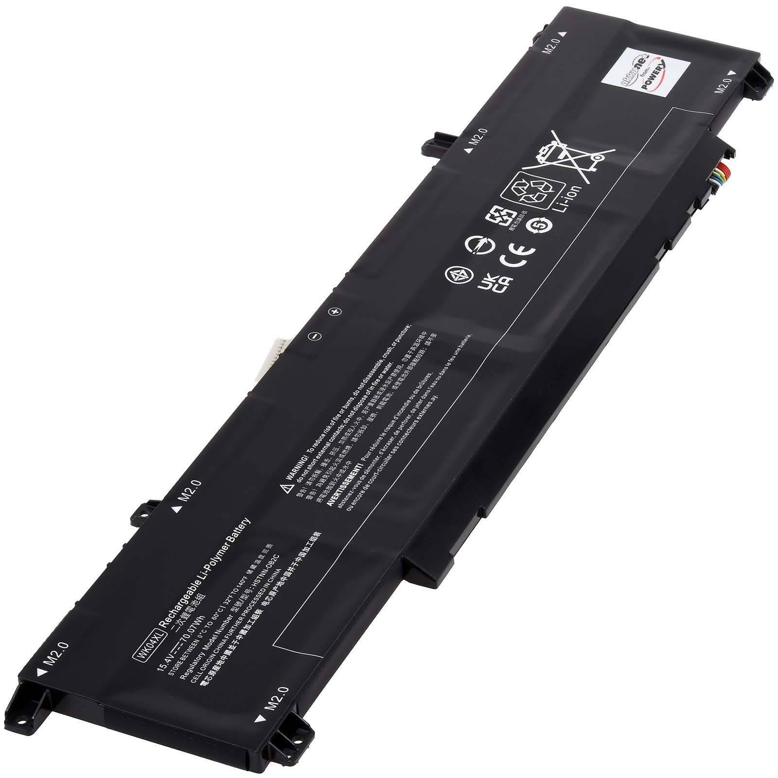 Powery Akku für HP Victus 15-FB0051AX Laptop, 15,4V, Li-Polymer