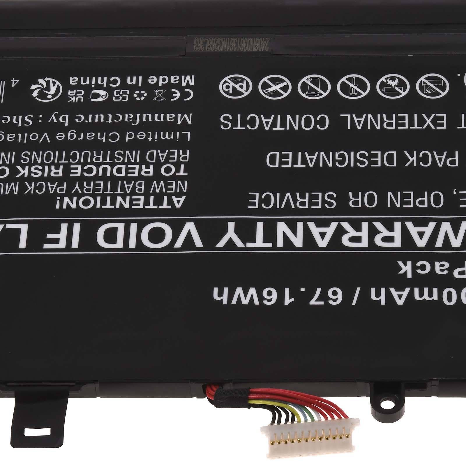 Powery Akku kompatibel mit HP Typ M73476-005, 11,58V, Li-Polymer