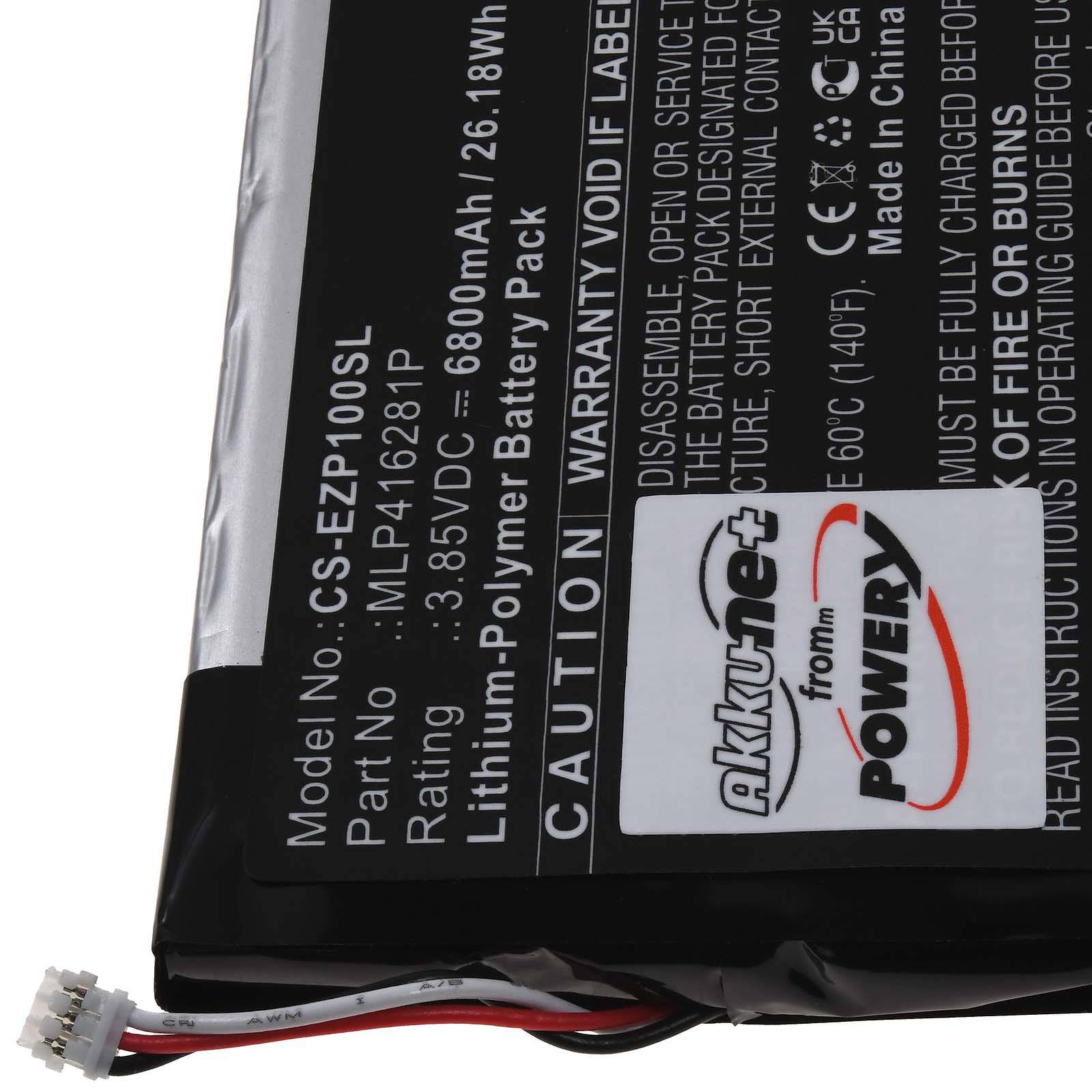 Powery Akku kompatibel mit ezviz Typ MLP416281P, 3,85V, Li-Polymer