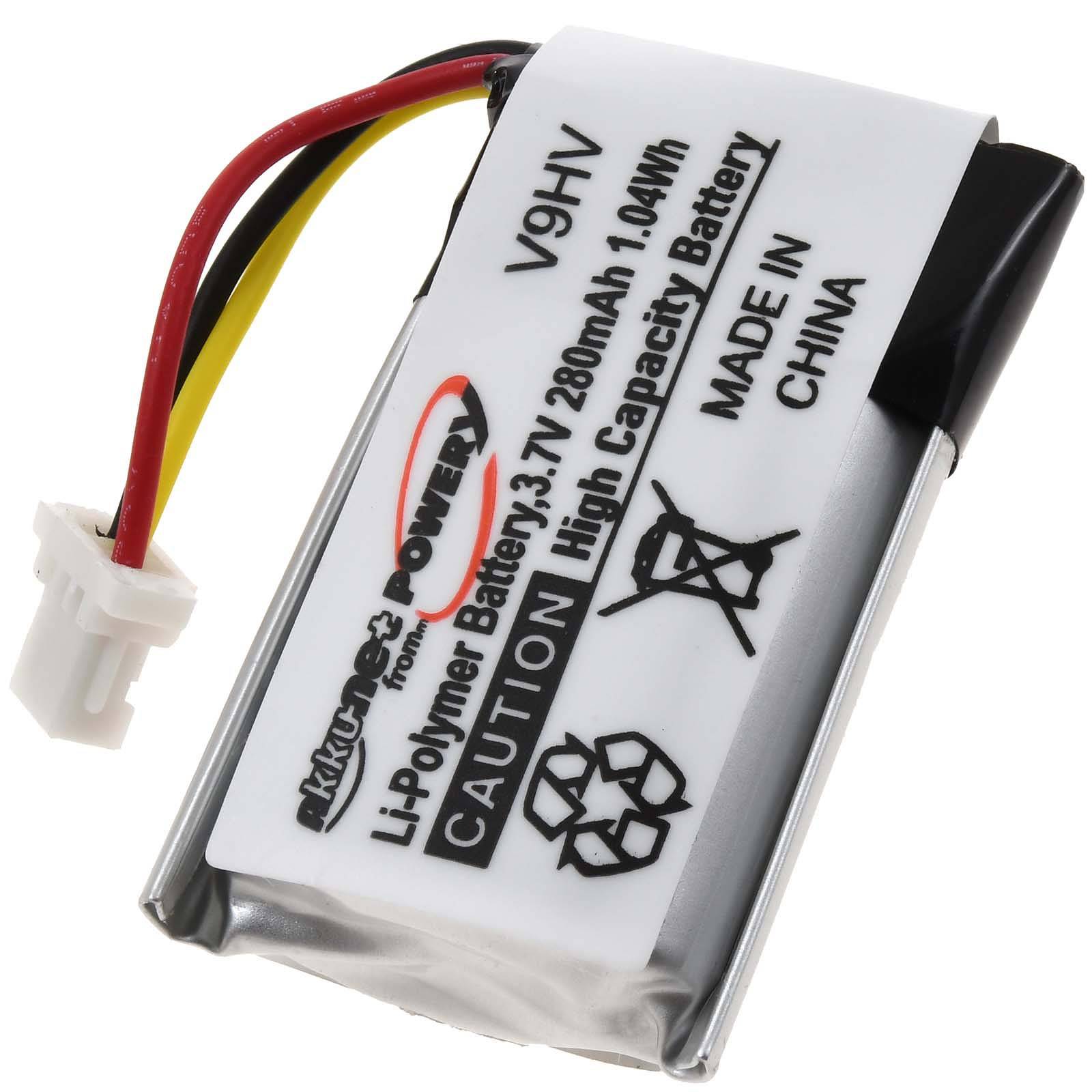 Powery Akku passend für Videotürklingel Nest Hello NC5100US C1241290 Typ 1ICP7/17/26, 3,7V, Li-Polymer