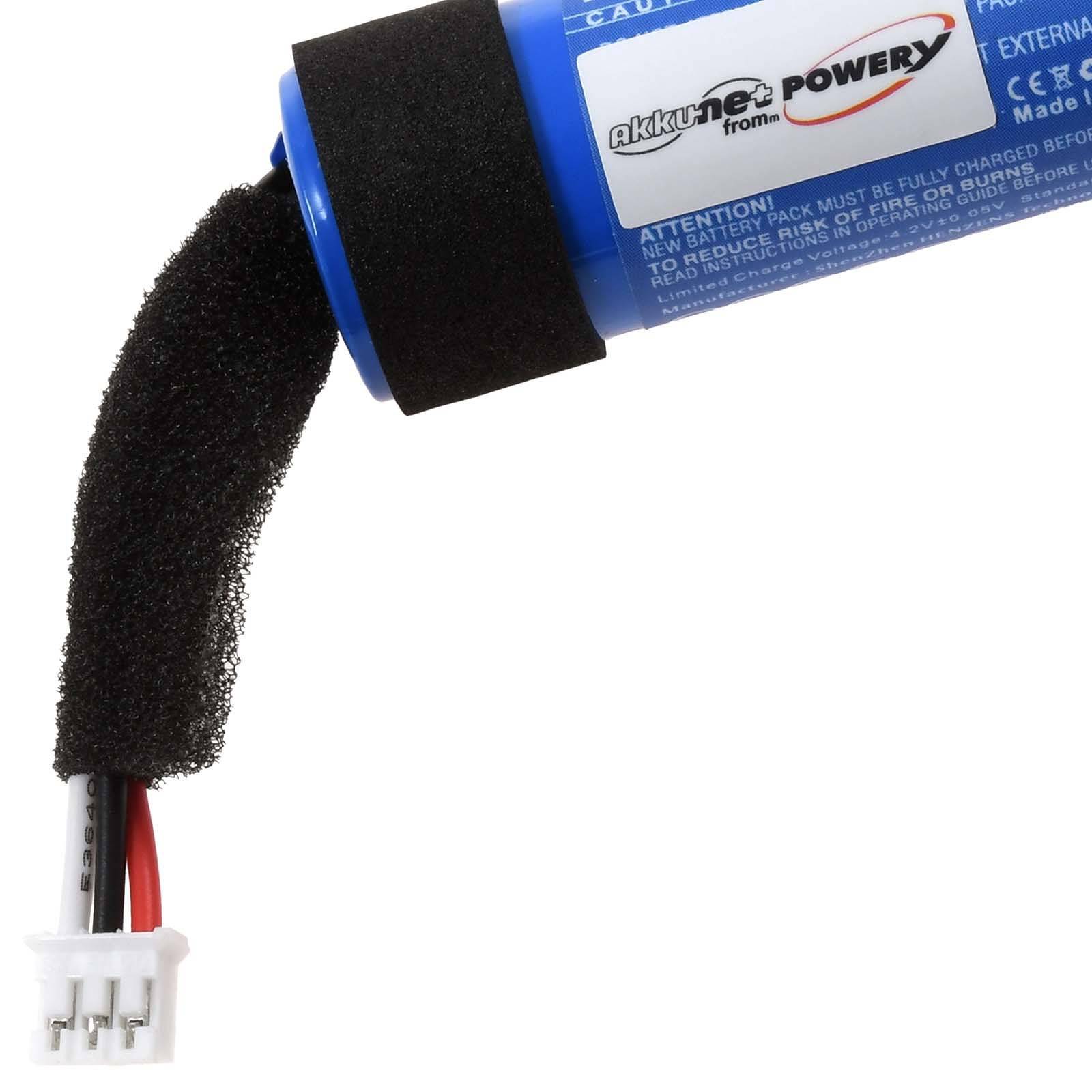 Powery Akku kompatibel mit Divoom Typ INR18650, 3,7V, Li-Ion