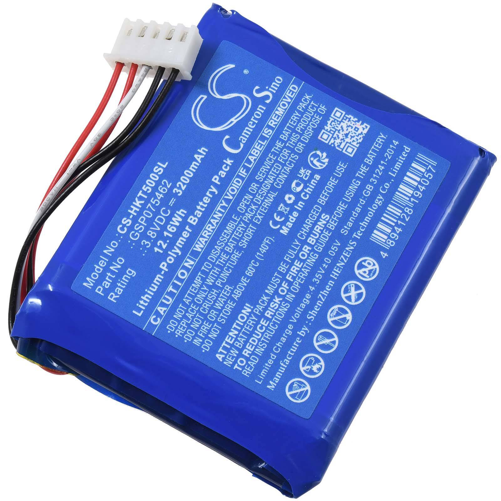 Powery Akku für Harman/Kardon Traveler Bluetooth-Lautsprecher, 3,8V, Li-Polymer
