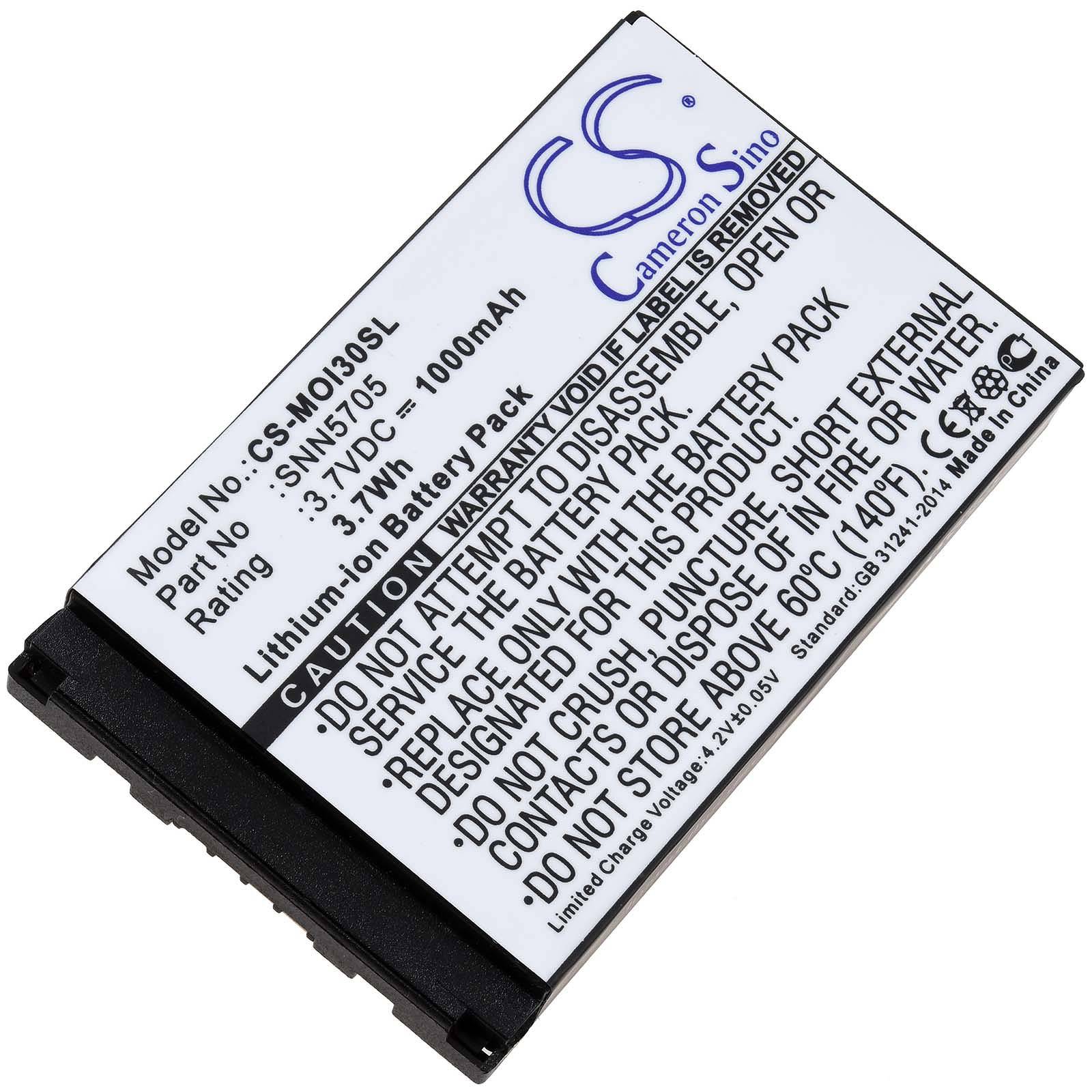 Powery Akku für Motorola i670 Handy, 3,7V, Li-Ion