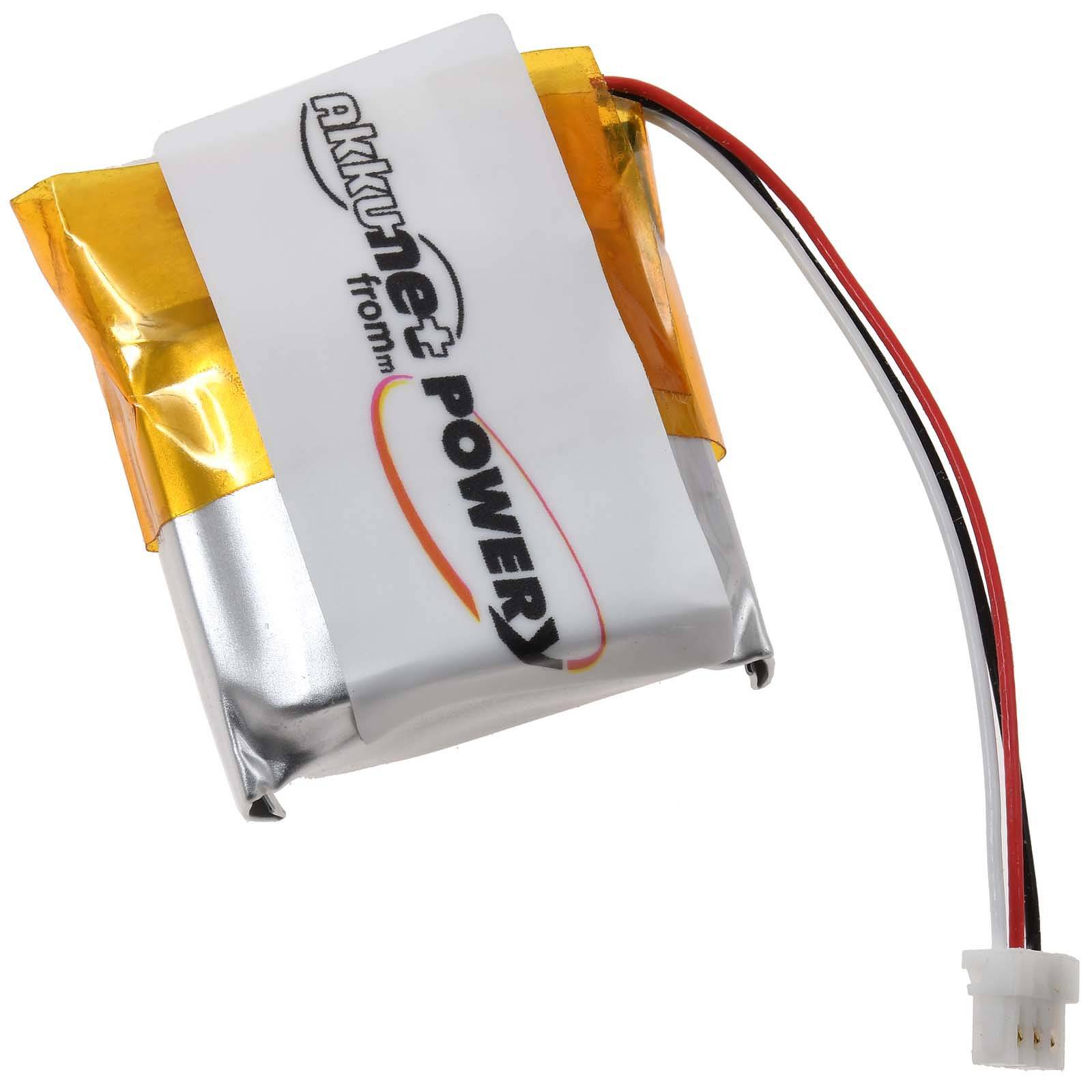 Powery Akku passend für Headset Jabra Engage 65 convertible Engage 75 convertible Typ AHB701718HPJT, 3,8V, Li-Polymer