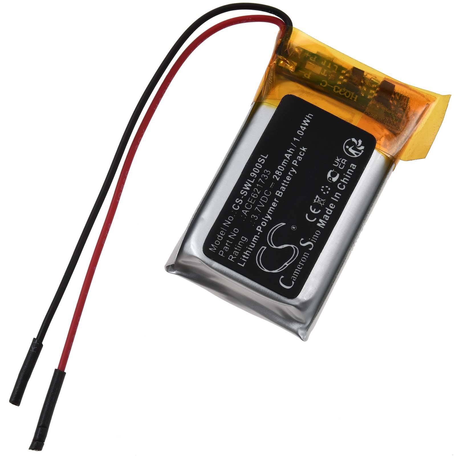 Powery Akku für Kopfhörer Charging Case LinkBuds Sony WF-L900 WH-CH400 WH-CH510 Typ ACE621733, 3,7V, Li-Polymer