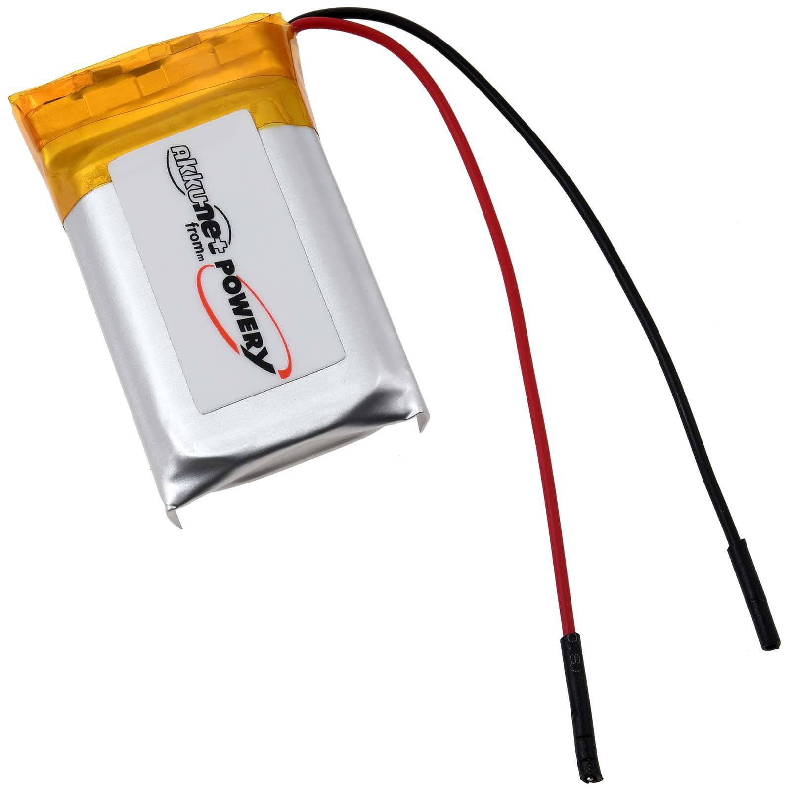 Powery Akku für Kopfhörer Charging Case LinkBuds Sony WF-L900 WH-CH400 WH-CH510 Typ ACE621733, 3,7V, Li-Polymer