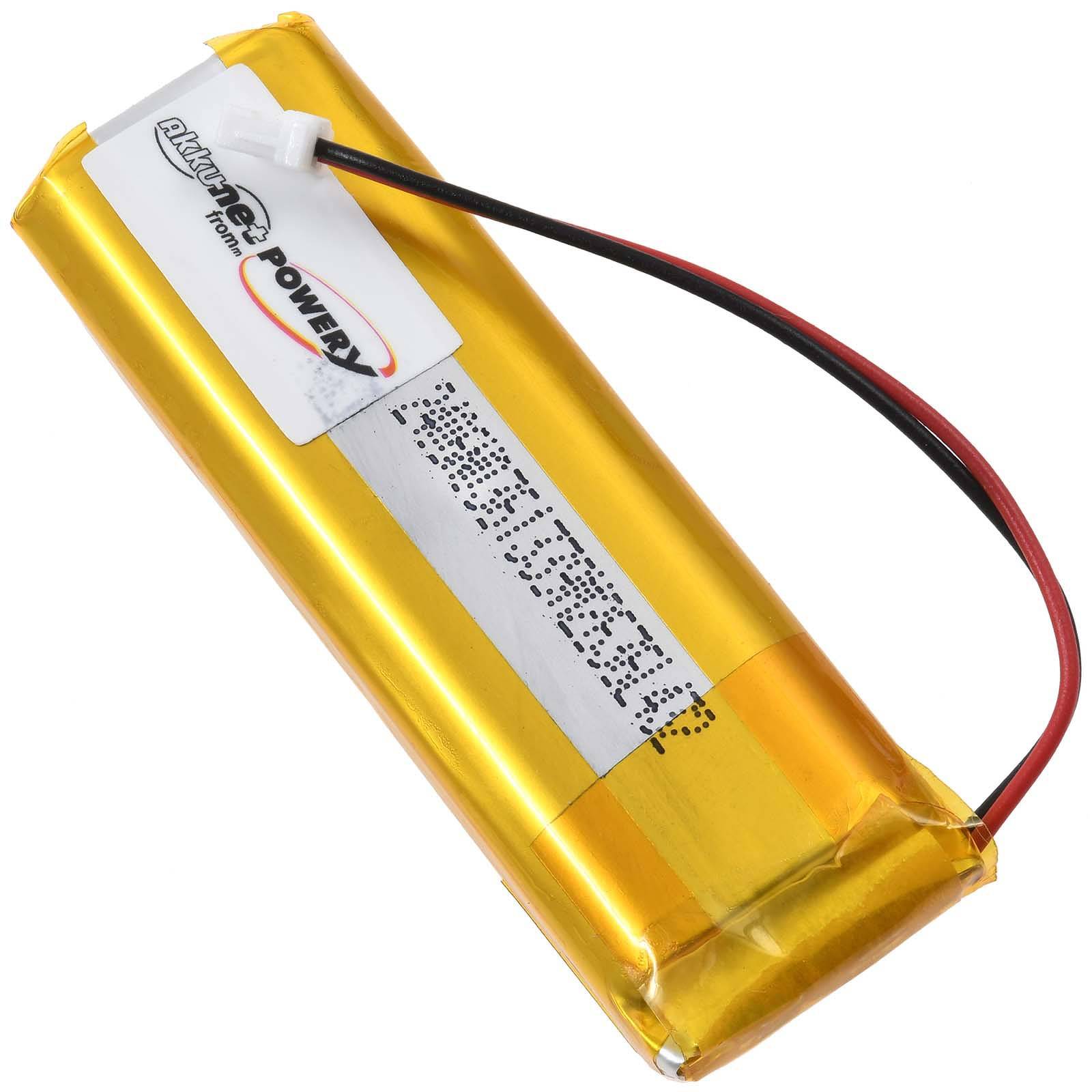 Powery Akku für Sena 50R V1 Motorrad-Headset, 3,7V, Li-Polymer