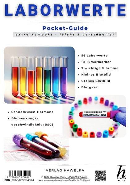 Laborwerte - extra kompakt & leicht verständlich - Pocket-Guide - Faltkarte A5 - Patienten-Ratgeber & Fachliteratur