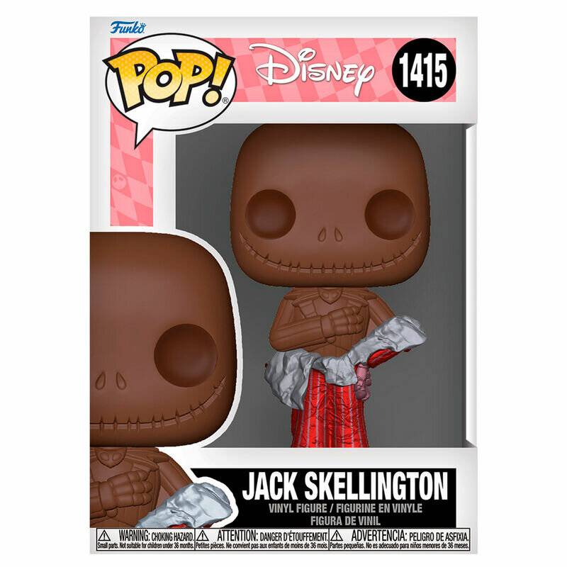Nightmare before Christmas Valentines POP! Disney Vinyl Figur Jack (Val Choc) 9 cm
