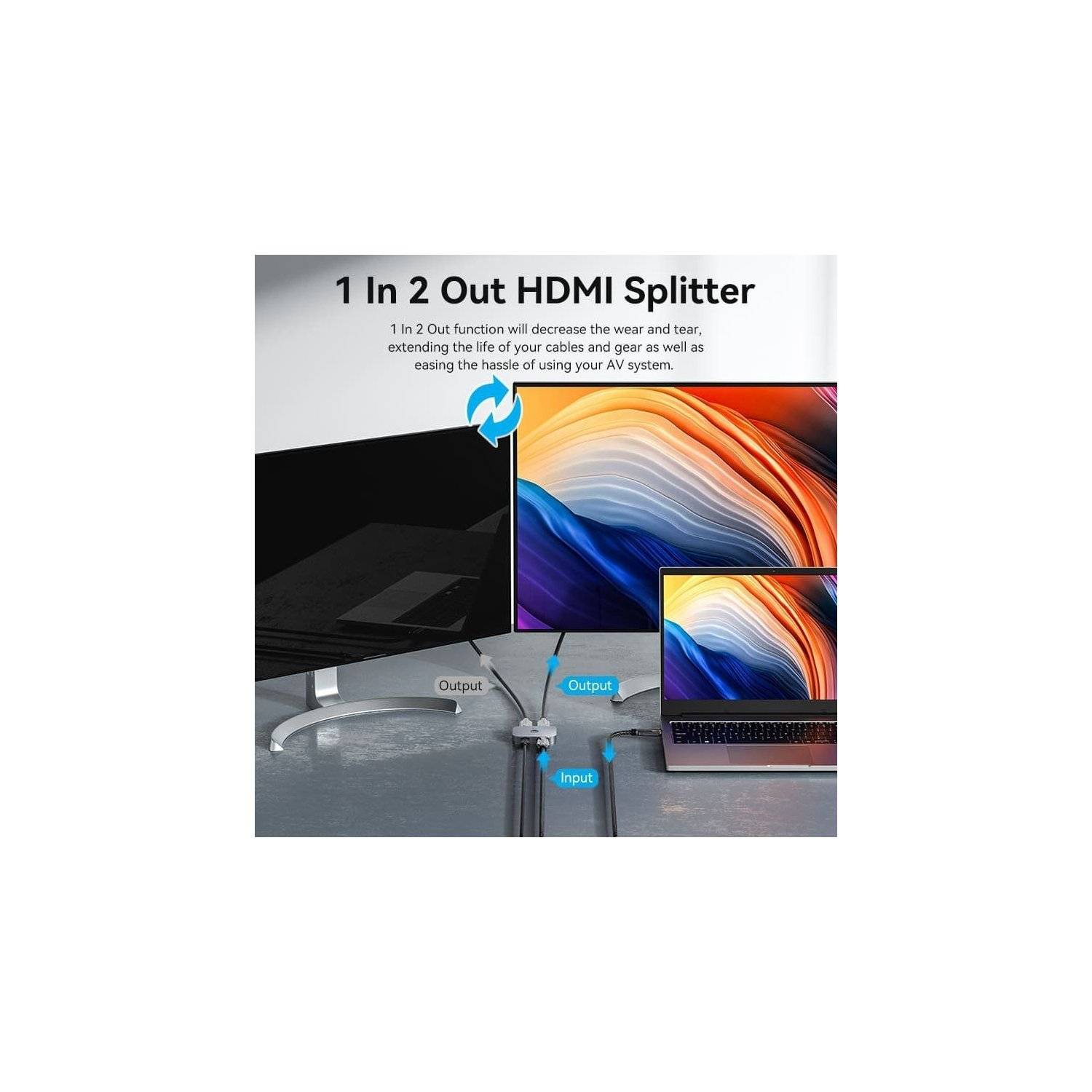 8K HDMI 2.1 Bidirektionaler Switch HDMI-Buchse/USB-C-Buchse