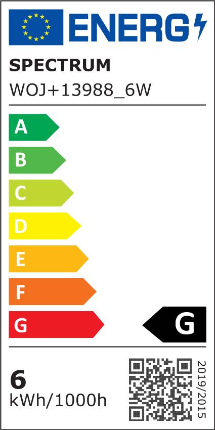 Spectrum LED E14 R50 Pilzform 6W = 55W 485lm 120° 230V Neutralweiß 4000K