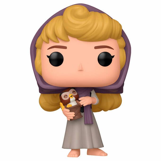 Dornröschen 65th Anniversary POP! Disney Vinyl Figur Aurora w/Owl 9 cm