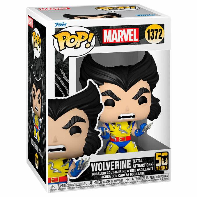 Marvel POP! Marvel Vinyl Figur Wolverine 50th - Ultimate Wolverine w/ Adamantium 9 cm