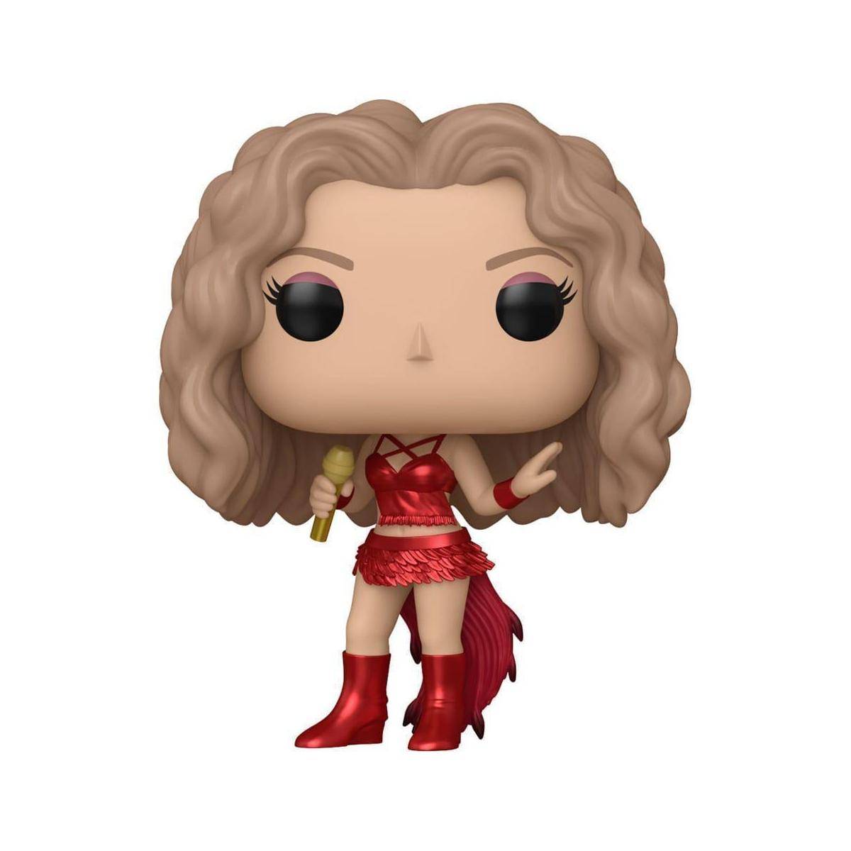 FK84825 - Shakira POP! Rocks Vinyl Figur Shakira(Super Bowl) (Metallic) 9 cm