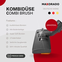Kombidüse Universal Staubsaugerdüse Staubsauger Bodendüse für Bosch Siemens Kärcher Miele Saugdüse Ersatzdüse Kombidüse Universal Staubsaugerdüse Staubsauger Bodendüse für Bosch Siemens Kärcher Miele Saugdüse Ersatzdüse