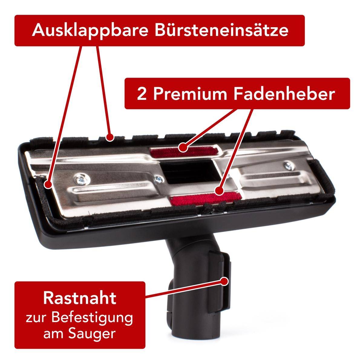 Staubsauger Bodendüse für Miele Kombidüse Staubsaugerdüse Staubsaugerbürste Ersatzteil Bürste S8 S7 S6 S4 S5 S4 S3 S2