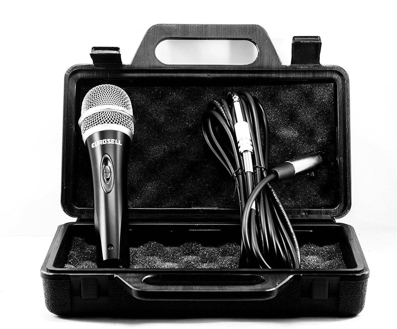 TronicXL Mikrofon Set + Adapter XLR Klinke 6,35mm 3,5mm + Koffer + Kabel Universal Handmikrofon dynamisch