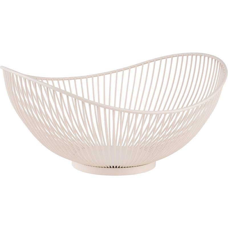 APS Brot- und Obstkorb SVART, oval, 295 x 255 mm, weiß