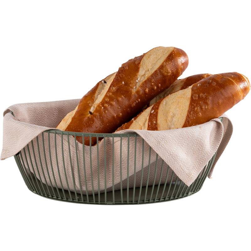 APS Brot- und Obstkorb SVART, oval, 240 x 190 mm, grün