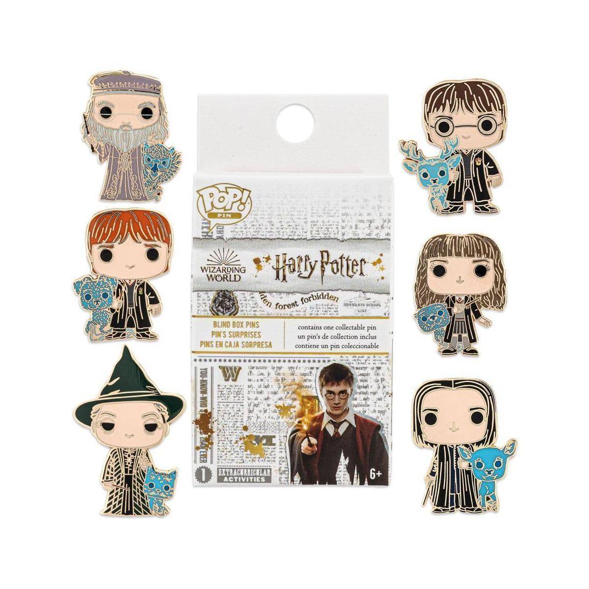 FKHPPN1071 - Harry Potter Loungefly POP! Pin Ansteck-Pins Eaches 4 cm Sortiment (12)