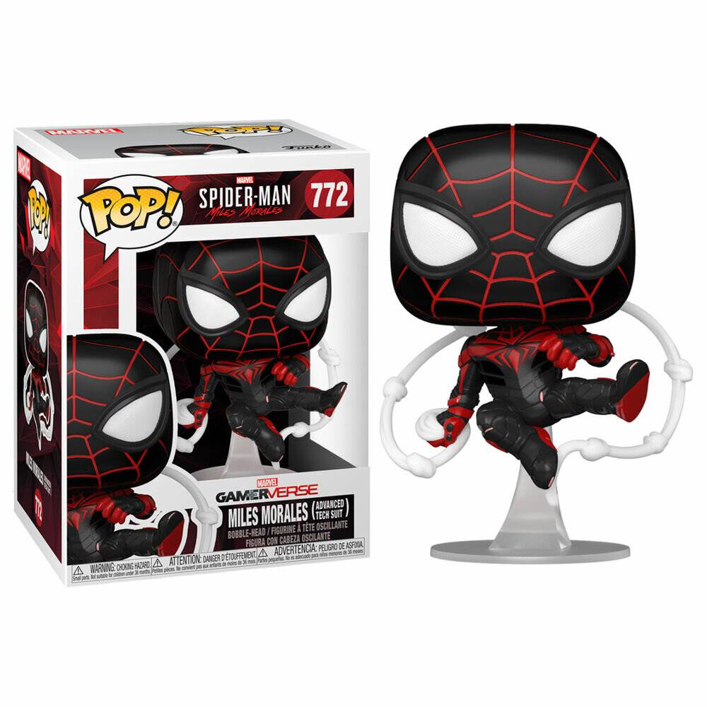 POP Figur Marvel Spiderman Miles Morales Advanced Tech Anzug