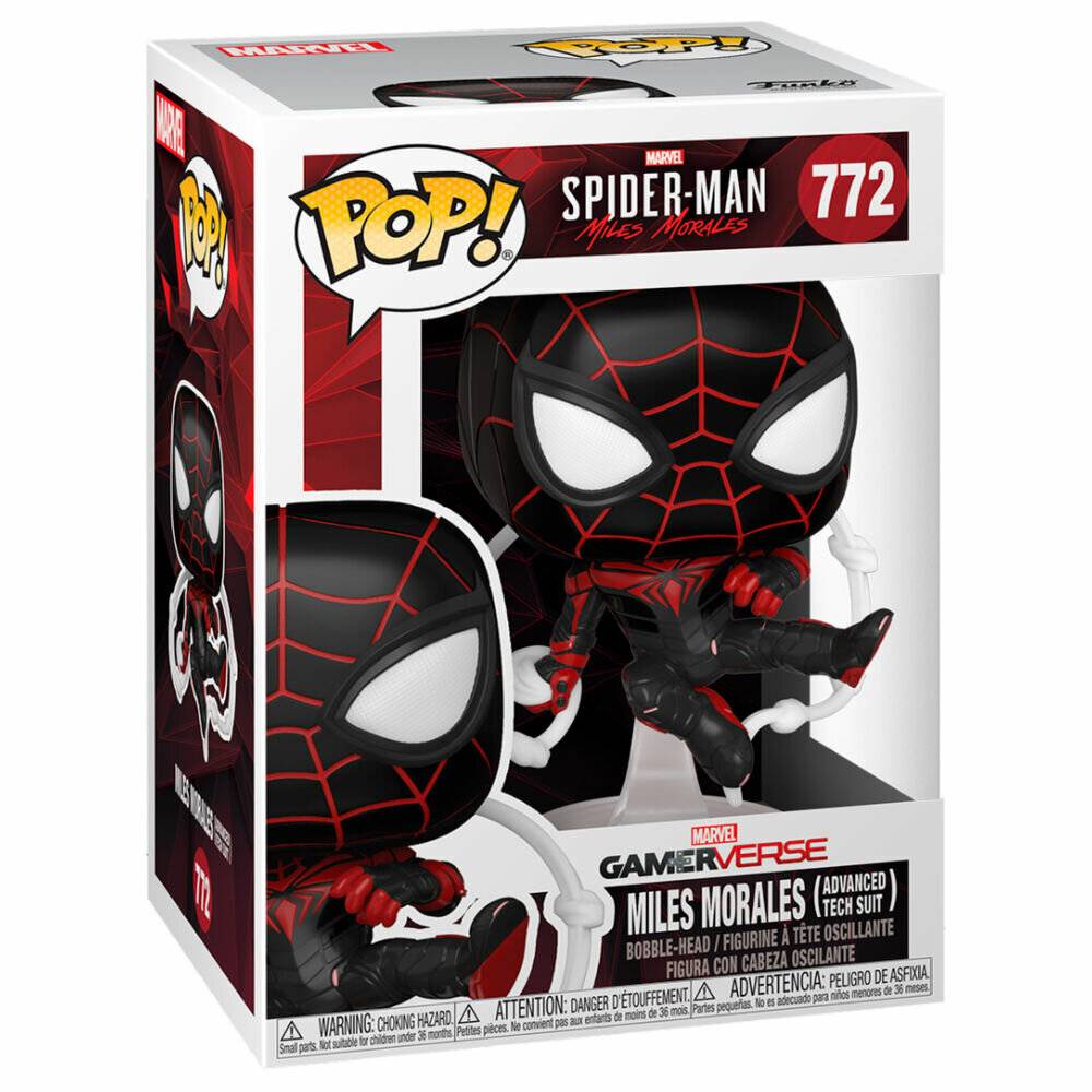 POP Figur Marvel Spiderman Miles Morales Advanced Tech Anzug