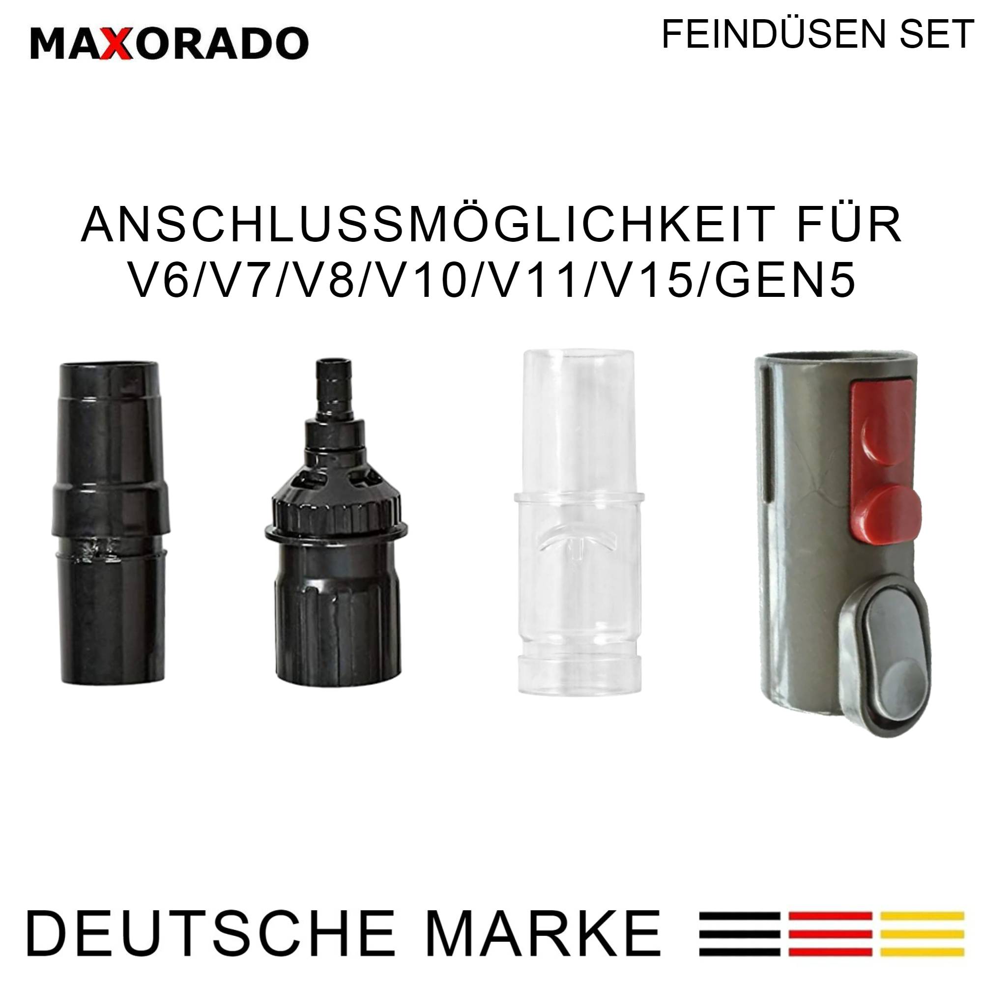 Mini Düsen Set für Dyson Staubsauger V7 V8 V10 V6 DC34 DC35 DC59 DC62 DC26 DC29 DC31 DC36 DC37 DC33 DC38 DC39 DC47 DC50 DC72 DC61 DC58 SV10 SV11 Tri