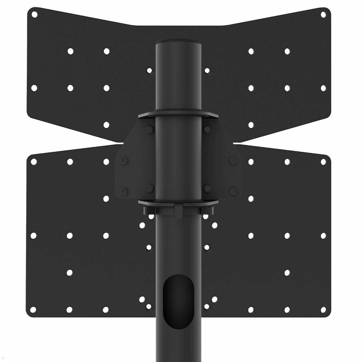 Cavus ORBIT120B01 TV Ständer 1200 mm 55 - 75 Zoll, VESA 75x75-400x400, schwarz