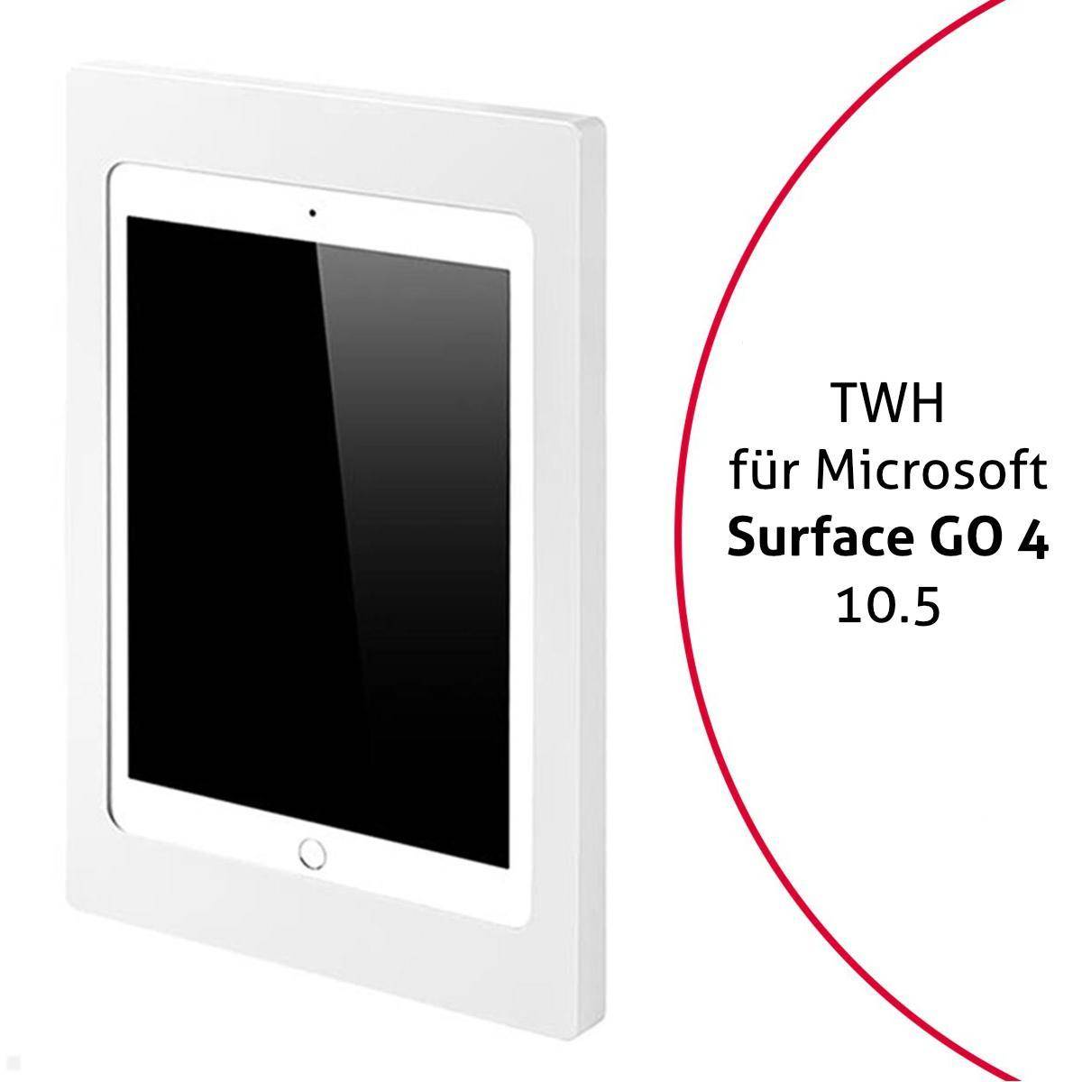 TabLines TWH056W Tablet Wandhalterung Microsoft Surface Go 4, weiß