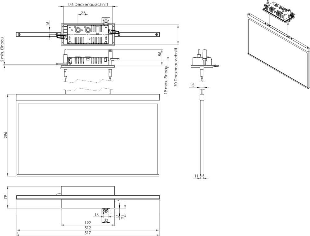 RP-Technik LED-Rettungszeichenleuchte AGCC401SC-E