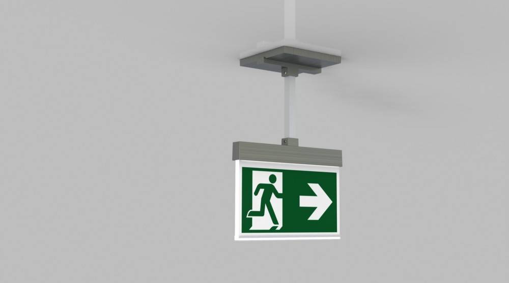 RP-Technik LED-Rettungszeichenleuchte AIEP401SC-E