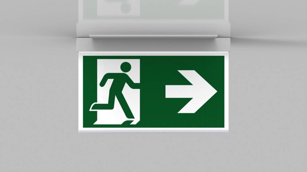 RP-Technik LED-Rettungszeichenleuchte AXCC401SC