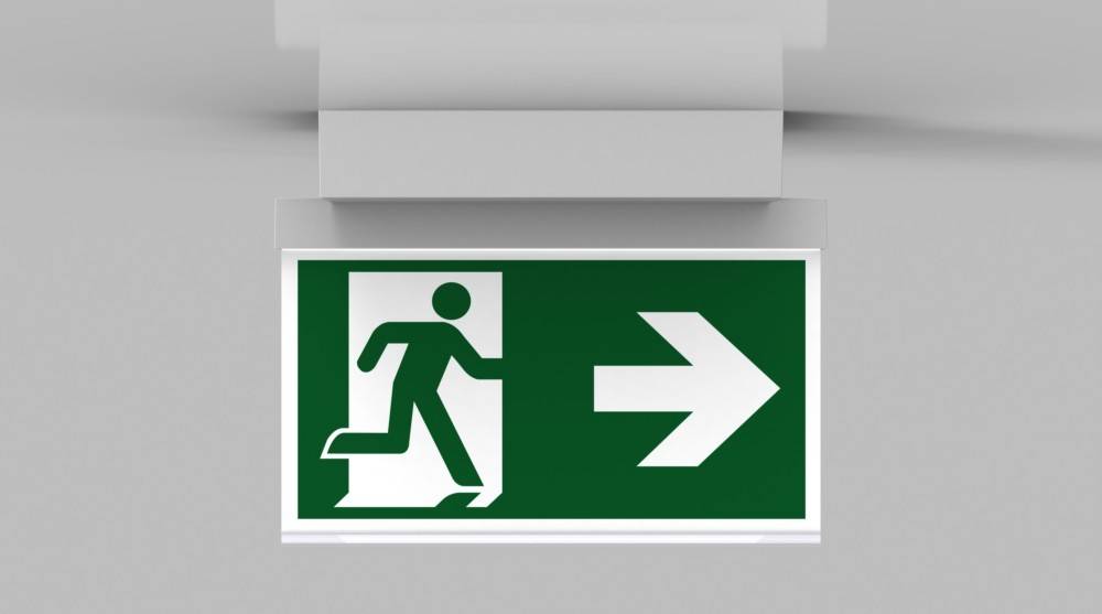 RP-Technik LED-Rettungszeichenleuchte AXD401SC