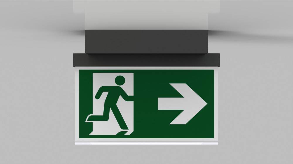 RP-Technik LED-Rettungszeichenleuchte AXD401SC-AZ