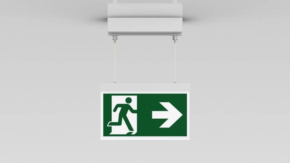 RP-Technik LED-Rettungszeichenleuchte AXDC401SC