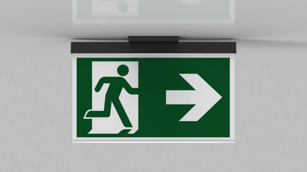 RP-Technik LED-Rettungszeichenleuchte AXE401SC-AZ