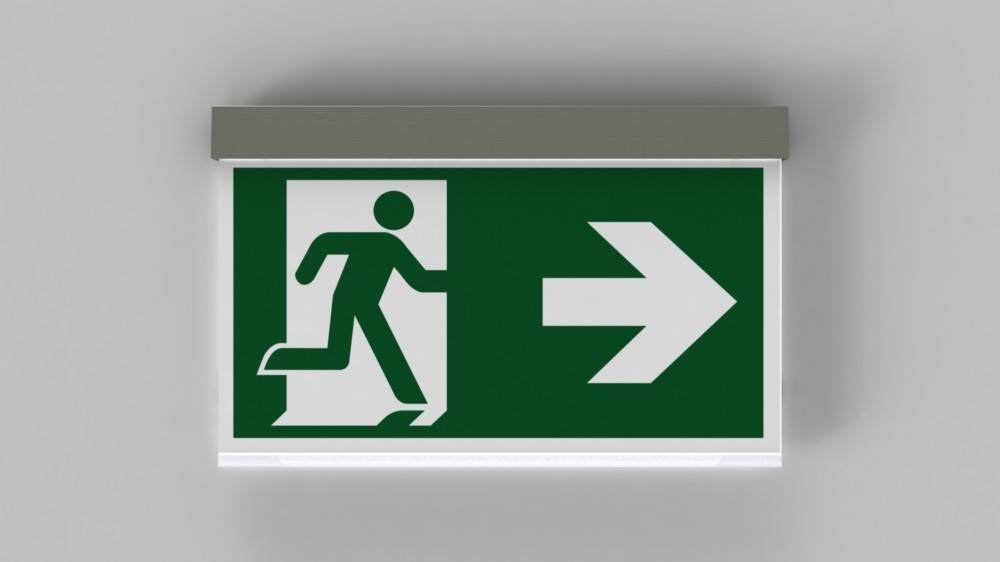 RP-Technik LED-Rettungszeichenleuchte AXR401SC-E