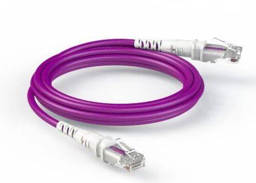 Patchsee ThePATCHCORD RJ45 Patchkabel Cat. 6A, U/UTP, extra dünn, violett, 3,1 m