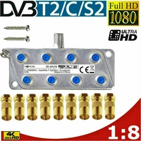 8-fach Premium Koax Antennenverteiler HD 3D 4K Verteiler Weiche Splitter DVBT DVBT2 DVBC Antennen Verteiler Fernsehen 8-fach Premium Koax Antennenverteiler HD 3D 4K Verteiler Weiche Splitter DVBT DVBT2 DVBC Antennen Verteiler Fernsehen